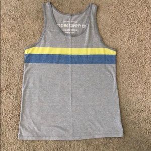 Men’s Blue Striped Tank Top